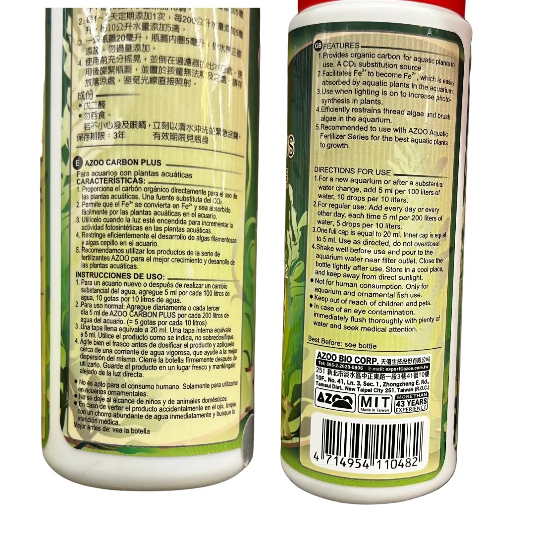 CarbĂłn plus abono de acuarios plantados