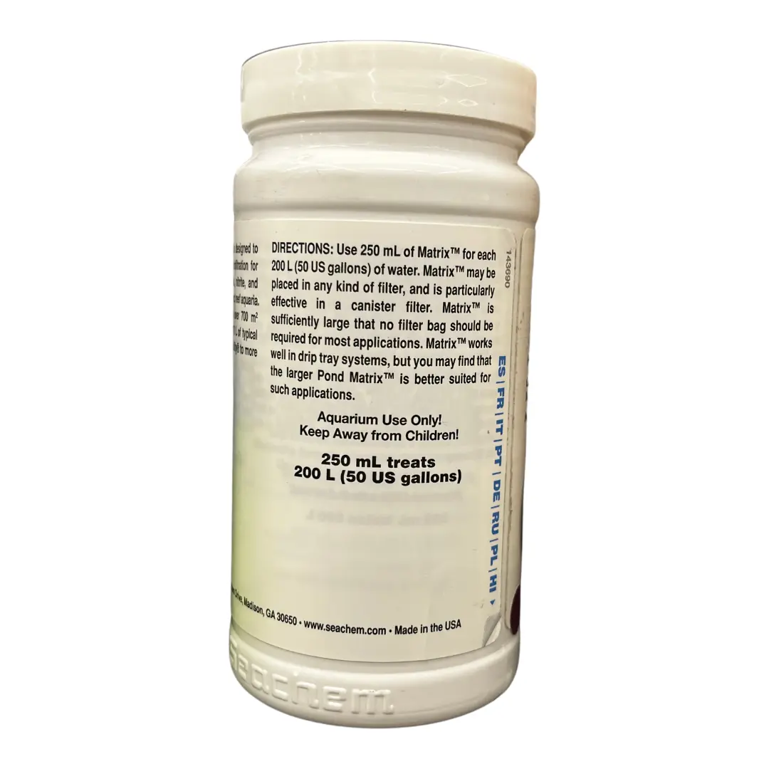 Matrix en bote seachem