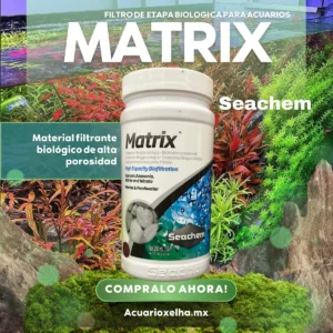 foto de matrix material filtrante de seachem