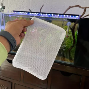 Bolsa para material filtrante de acuario