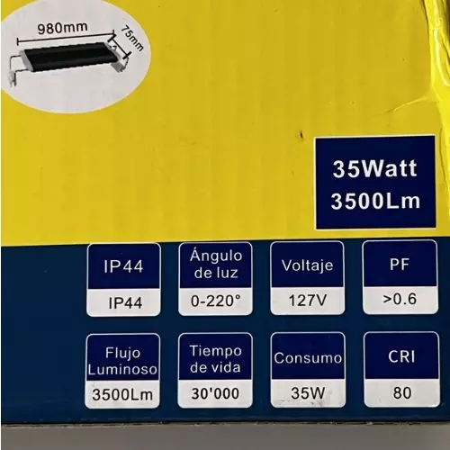lampara led para acuario 100 cm